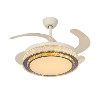 DC Smart Low Profile Ceiling Fan Свертывающийся потолочный вентилятор со светом