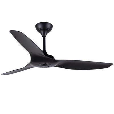 ABS Blade Американские потолочные вентиляторы Гостиная Черный 52 дюймовый потолочный вентилятор
