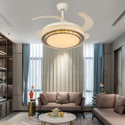 DC Smart Low Profile Ceiling Fan Свертывающийся потолочный вентилятор со светом